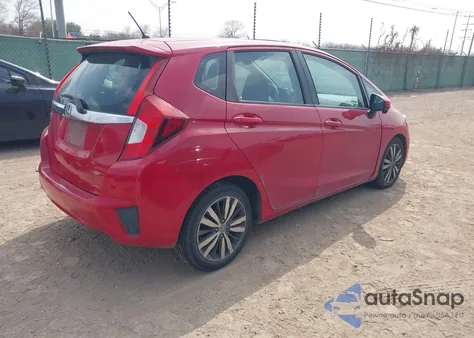 2015 Honda Fit Ex/Ex-L z USA, uszkodzony, nr VIN 3HGGK5H87FM749952